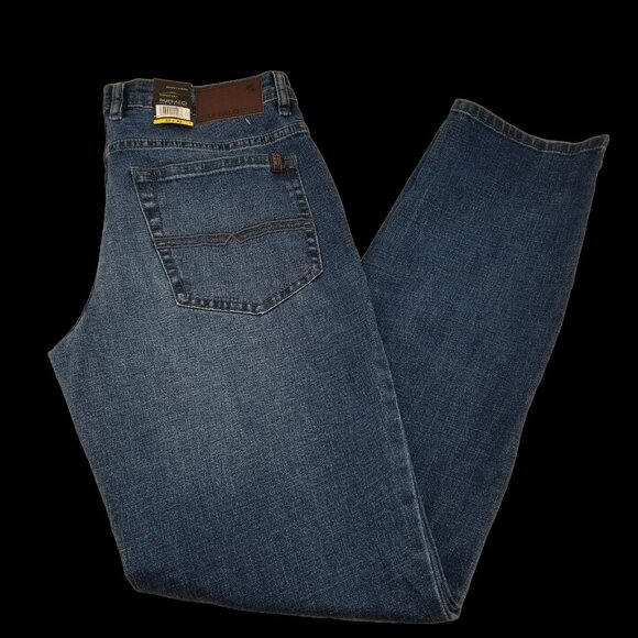 NWT Buffalo David Bitton Jackson Straight Repreve Stretch Denim Men's Size 32x32 - Picture 1 of 9